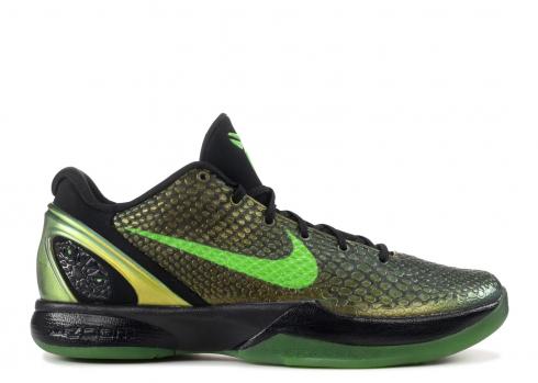 Zoom Kobe 6 Supreme Rice Black Green Apple Moss 446442-301
