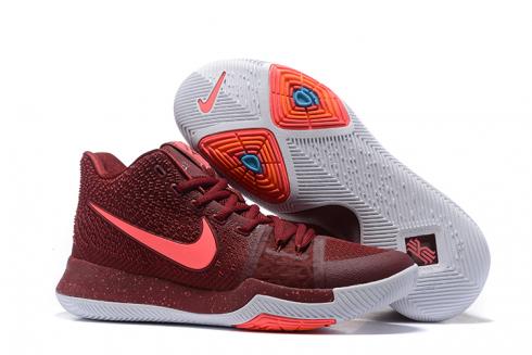 Nike Zoom Kyrie 3 EP Wine Red White Men Shoes