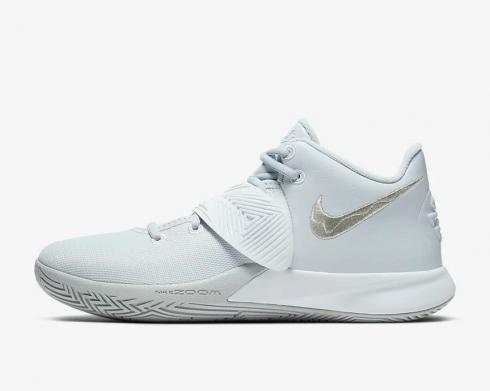 Nike Zoom Kyrie Flytrap 3 Pure Platinum White Metallic Silver BQ3060-007