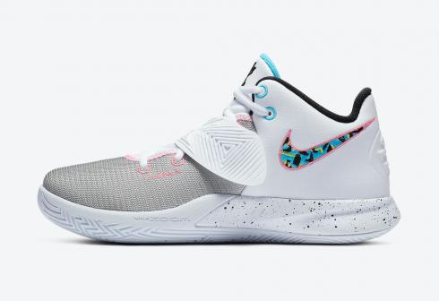 Nike Zoom Kyrie Flytrap 3 South Beach White Angry Blue Opti Yellow CD0191-104