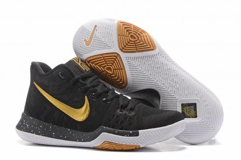 Nike Zoom Kyrie III 3 black yellow Men Basketball Shoes