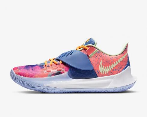 Nike Zoom Kyrie Low 3 Tie-Dye White Blue Multi-Color CJ1286-600