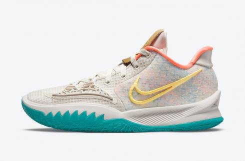 Nike Zoom Kyrie 4 N7 Natural Yellow Teal CW3985-005