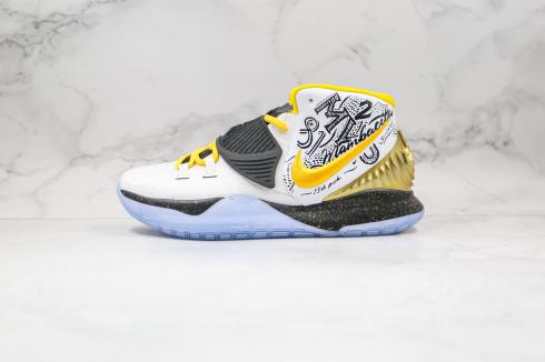 Nike Zoom Kyrie 6 By You Custom Blue Yellow Black Multi-Colour CT1019-991