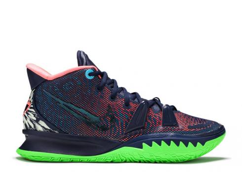 Nike Zoom Kyrie 7 Midnight Navy Pulse Lagoon CQ9326-401