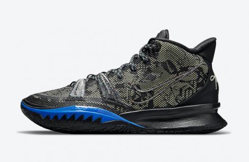Nike Zoom Kyrie 7 Black Blue Lime Ice Total Orange CQ9326-007