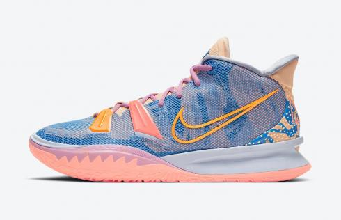 Nike Zoom Kyrie 7 Expressions Blue Orange Pink Yellow DC0589-003