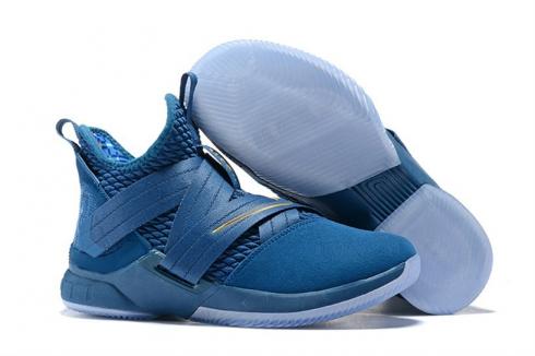 Nike Zoom Lebron Soldier XII 12 Philippine Blue Gold AO4053-403