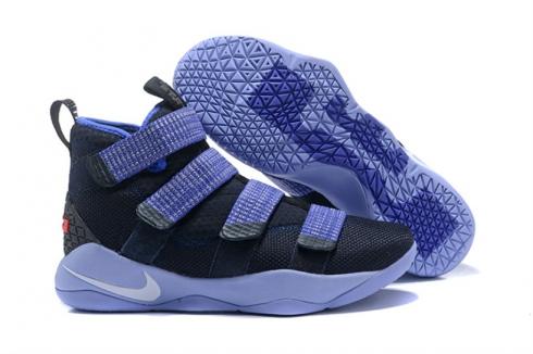 Nike Zoom Lebron Soldier XI 11 Black Blue 897647-009