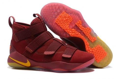 Nike Zoom Lebron Soldier XI 11 Red Yellow 897647-602