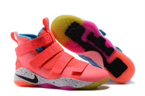 Nike Zoom Lebron Soldier XI 11 What The Pink Blue 897644-903
