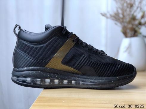 Nike LeBron X John Elliott Icon QS Black Metallic Gold Sneakers