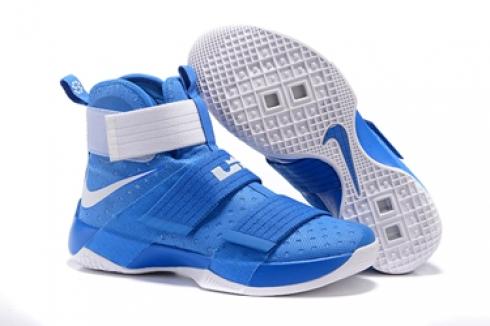 Nike Lebron Soldier 10 EP X Royal Blue Kentucky Basketball Shoes Men 844380