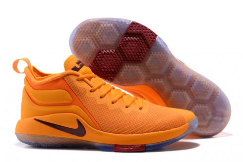 Nike Zoom Witness II 2 Men Basketball Shoes All Orange Black