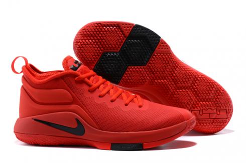 Nike Zoom Witness II 2 Men Basketball Shoes All Red Black