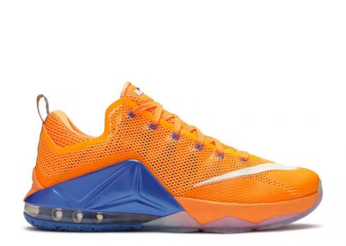 Nike Lebron 12 Citrus Fiberglass Bright Orange Total Soar 724557-838