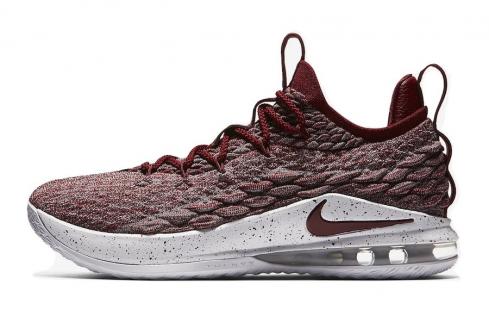 Nike LeBron 15 Low Team Red Taupe Grey Vast AO1755-200