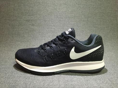 Nike Air Zoom Pegasus 33 Running Shoes Black White 831356-001