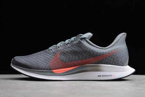 2019 Nike Air Zoom Pegasus 35 Turbo 2.0 Cool Grey Lava Glow Dark Grey AJ4114 005