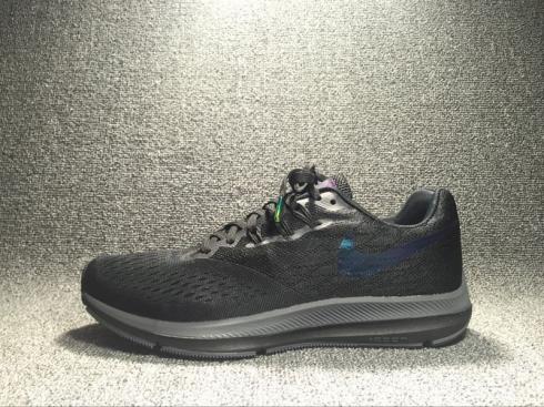 Nike Zoom Winflo 4 Black Training Athletic Sneaker 898467-001