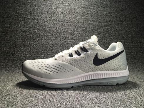 Nike Zoom Winflo 4 White Training Athletic Sneaker 898446-100