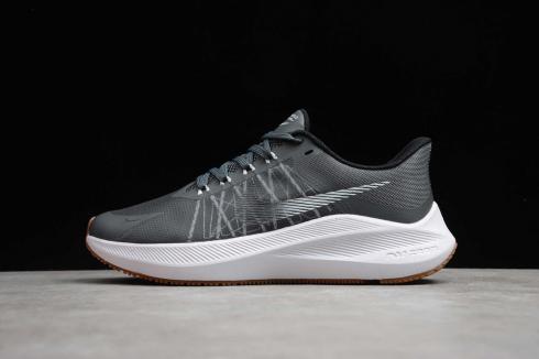 Nike Air Zoom Winflo 8 Dark Grey Black White Raw Rubber CW3419-311