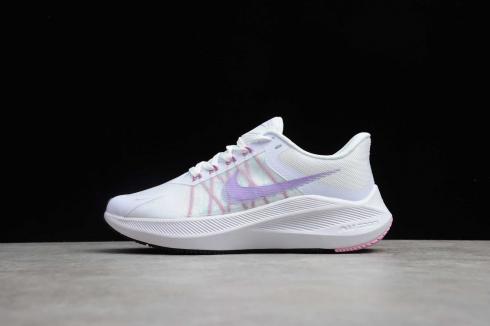 Nike Wmns Air Zoom Winflo 8 White Fuchsia Purple Black CW3419-700