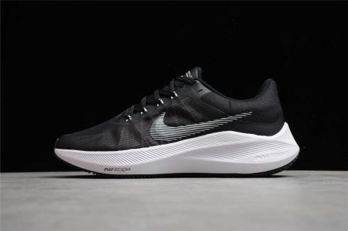 Nike Zoom Winflo 8 Black White Running Shoes CW3419-006