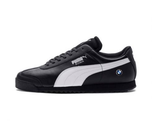 Puma BMW MMS Roma Sneakers Black Mens Casual Shoes 306195-01