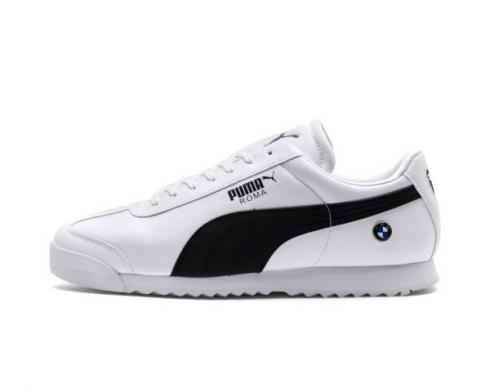 Puma BMW MMS Roma Sneakers White Black Casual Shoes 306195-02