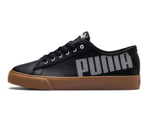 Puma Bari SL Hombre Black Brown Mens Casual Shoes 369637-02