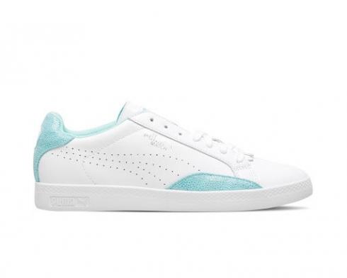 Puma Match Lo Reset White Blue Womens Sneakers 362724-02