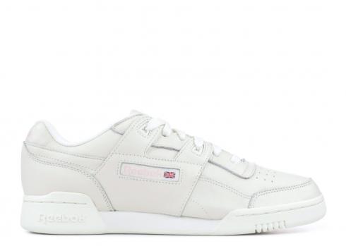Reebok W S Workout Lo Plus Practical Vintage White Pink CN4610