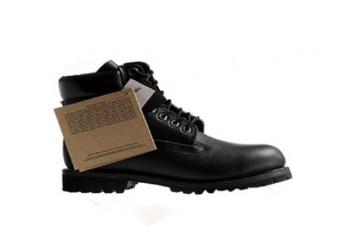 Black Timberland 6-inch Premium Scuff Proof Boots Mens