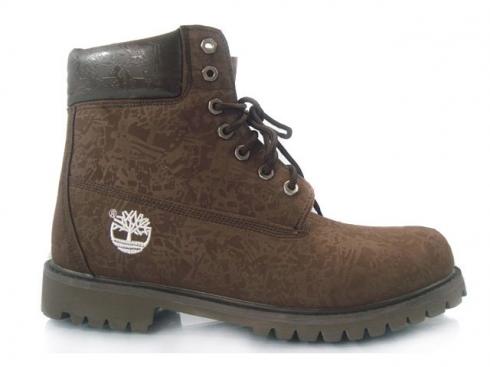 Mens Timberland 6-inch Basic Boots Brown Black