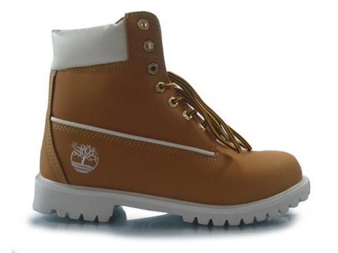 Mens Timberland 6-inch Basic Boots Wheat White