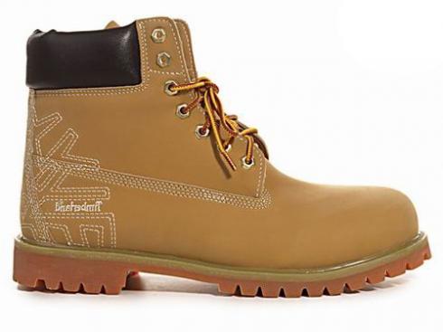 Mens Timberland 6-inch Premium Scuff Proof Boots Wheat Brown
