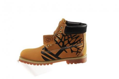 Mens Timberland Custom 6-inch Boots Wheat Black