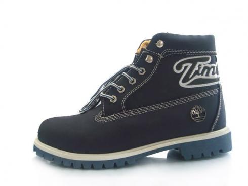 Mens Timberland Custom Varsity Boots Dark Blue