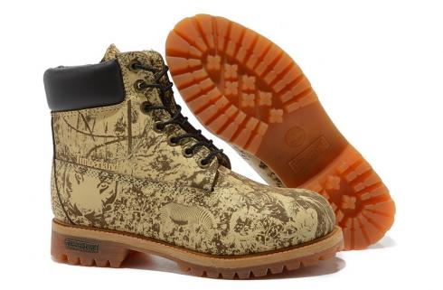 Timberland 6-inch Pattern Dichotomanthes Boots For Men Wheat Nubuck