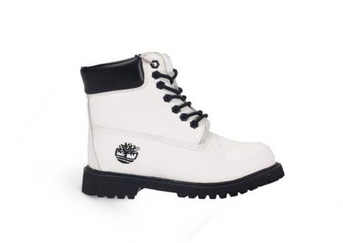 Timberland 6-inch Premium Boots For Men White Black