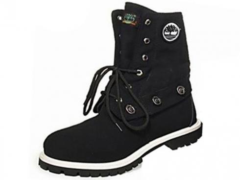 Timberland Black For Men Roll Top Boots