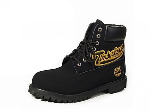 Timberland Custom 6-inch Boots Men Black Gold