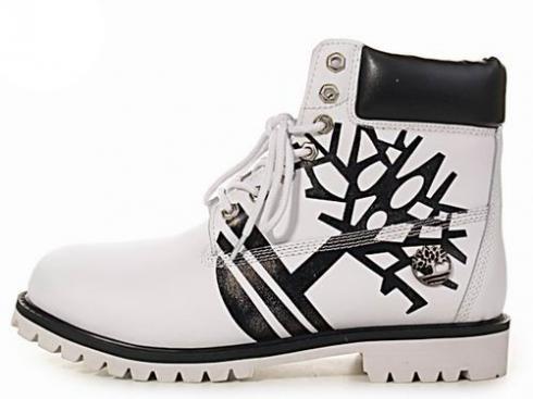 Timberland Custom 6 Inch Boots Mens White Black