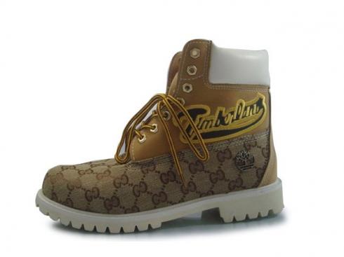 Timberland Custom 6 Inch Boots Wheat White For Men