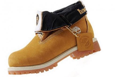 Timberland For Men Roll-top Boots Wheat Black