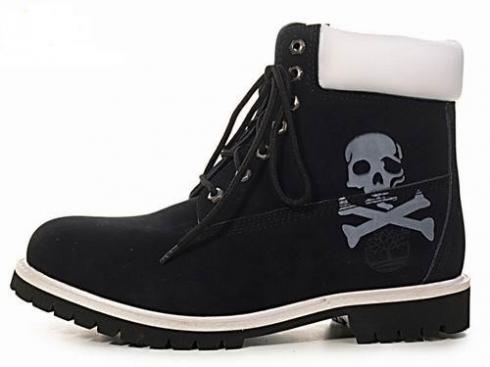 Timberland Men Custom 6-inch Boots Black White