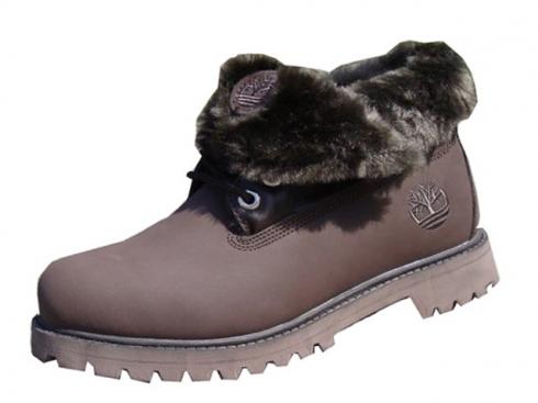 Timberland Mens Roll-top Boots Brown