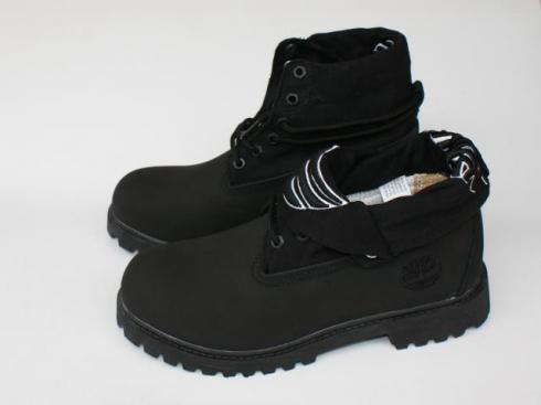 Timberland Roll-top Boots Black For Women