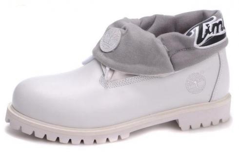 Timberland Roll-top Boots Mens White Grey